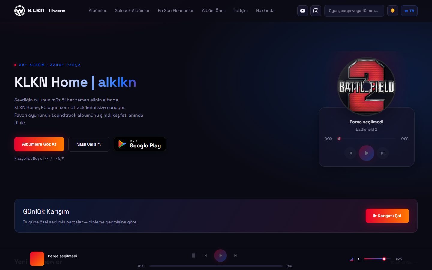 KLKN Home — Ana sayfa